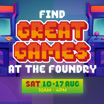 Find great games at The Foundry...